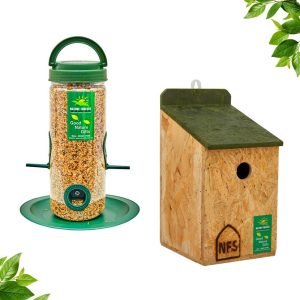 Basic Combo (Set of 2 Pieces) – Bird Feeder & Sparrow Nest Box