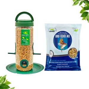 Bird Feeder & Mix Food Combo