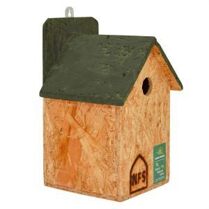 House Shaped Sparrow & Tit Nest Box