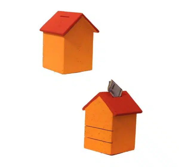 Charming Wooden Money/Piggy Bank – House Shape Design - Image 5